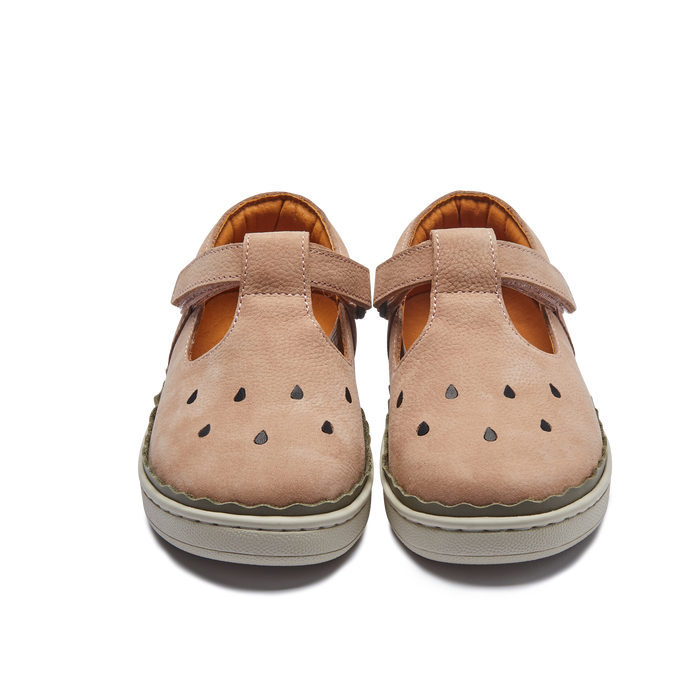 Donsje Lowy Shoes | Watermelon | Coral Betting Leather