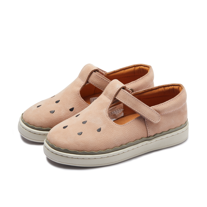 donsje Lowy Shoes | Watermelon | Coral Betting Leather