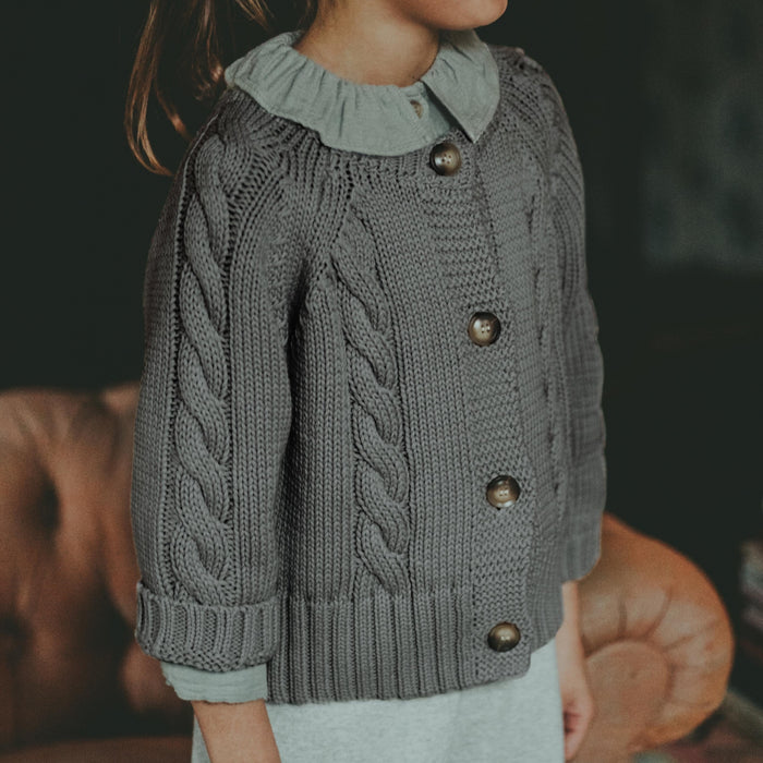 Donsje Luko Cardigan | Iron Grey Melange