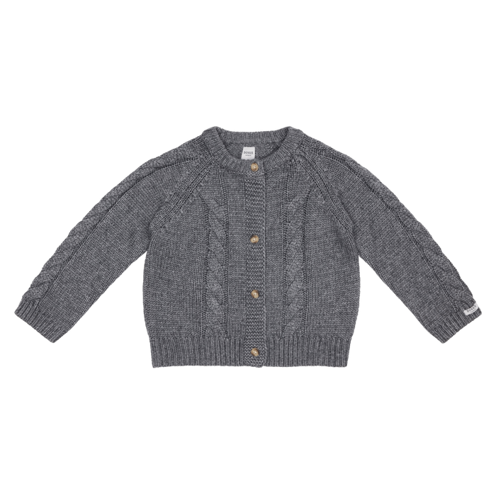 donsje Luko Cardigan | Iron Grey Melange
