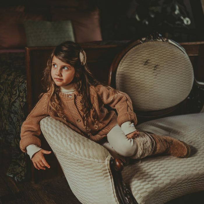 Donsje Luko Cardigan | Warm Sand