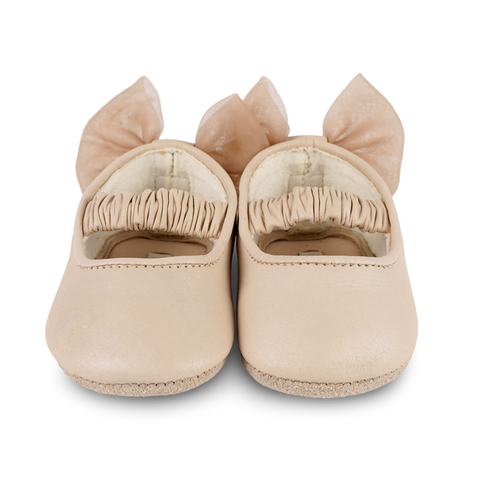 Donsje Luyax Ballerinas | Powder Metallic Nubuck