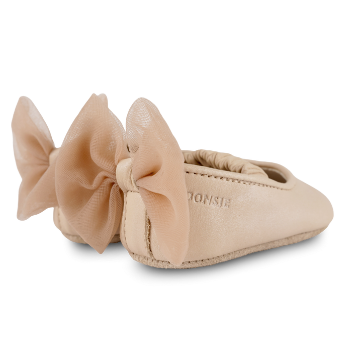 Donsje Luyax Ballerinas | Powder Metallic Nubuck