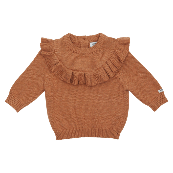 donsje Mare Sweater | Amber Brown Melange