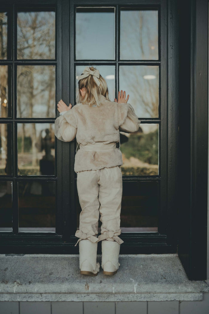 Donsje Mareis Trousers | Silvery Beige