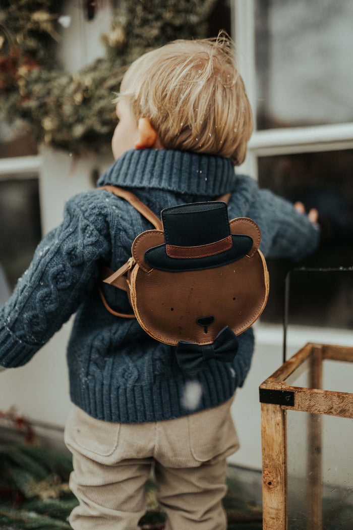 Donsje Matsi Backpack | Bear | Cognac Classic Leather