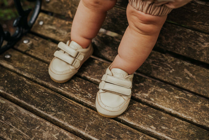 Donsje Meesie Sneakers | Cream Leather