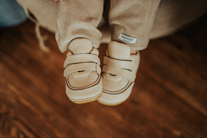 Donsje Merijn Sneakers | Cream Leather