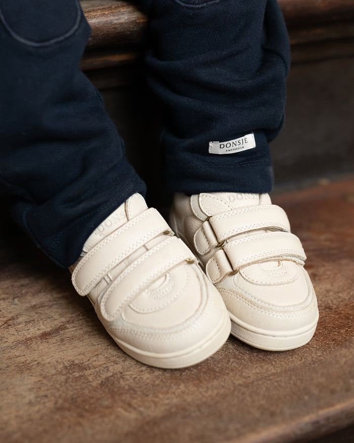 Donsje Meyo Sneakers | Cream Leather