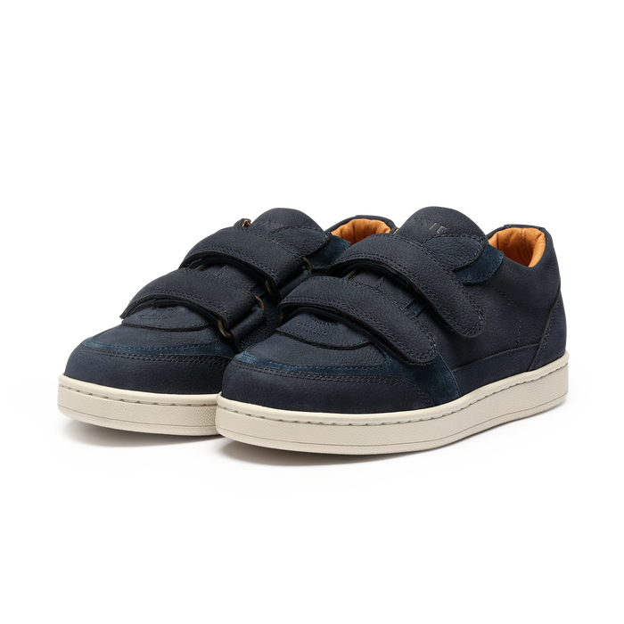 donsje Meyo Sneakers | Navy Betting Leather