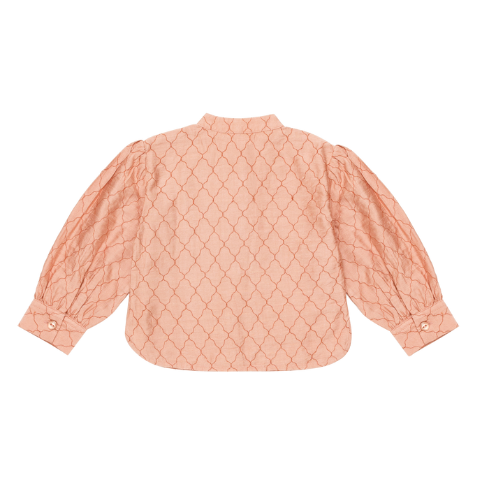 Donsje Mieke Blouse | Cloudy Rose - Rust Diamonds