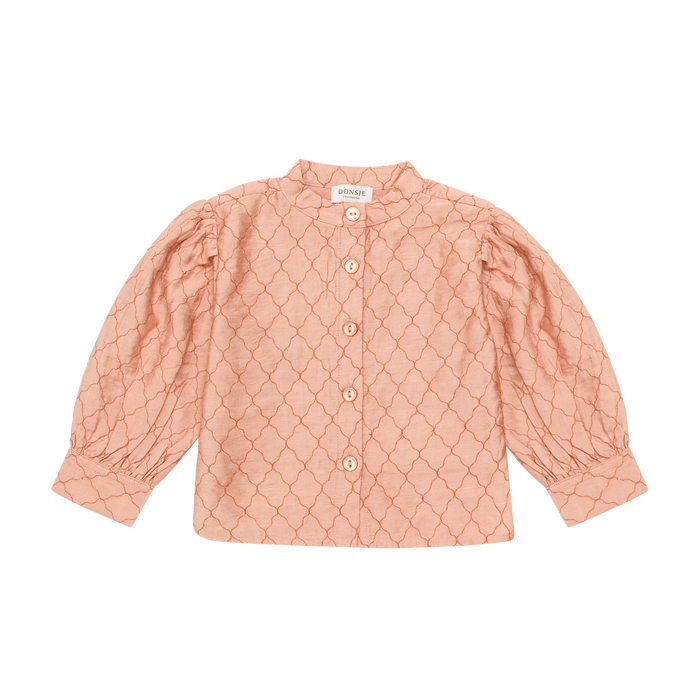 Donsje Mieke Blouse | Cloudy Rose - Rust Diamonds