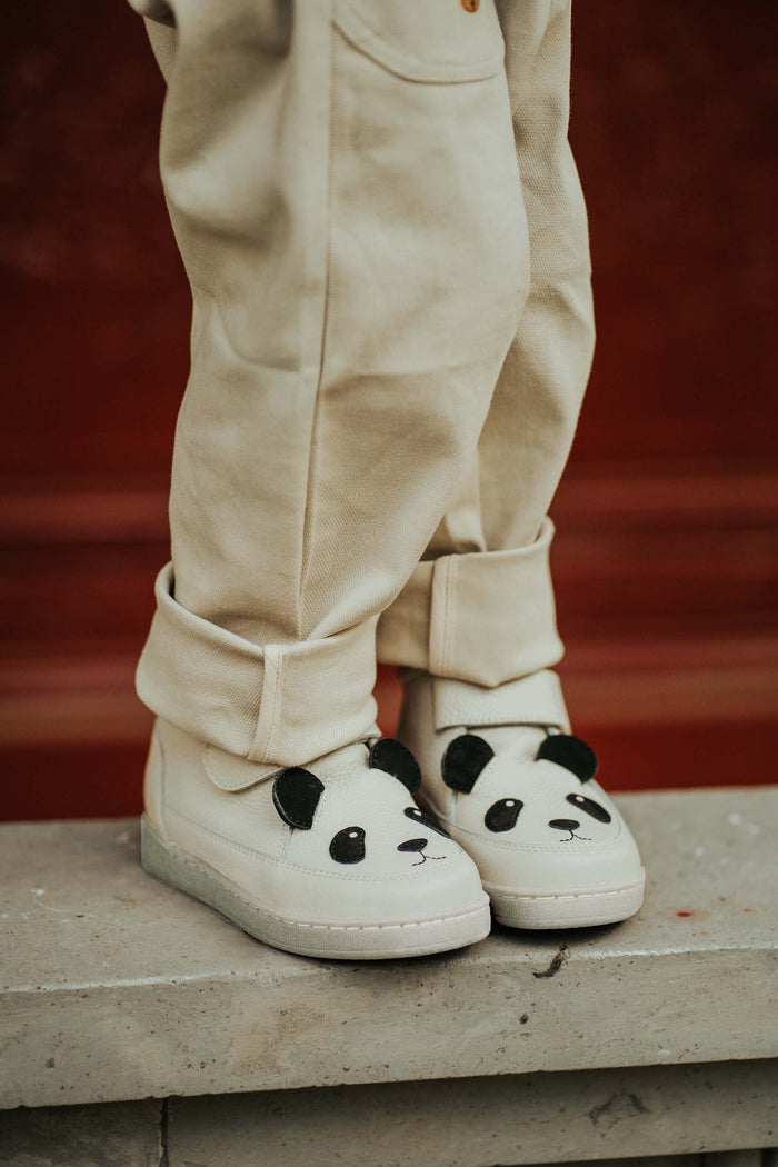 Donsje Mika Sneakers | Panda | Off White Leather