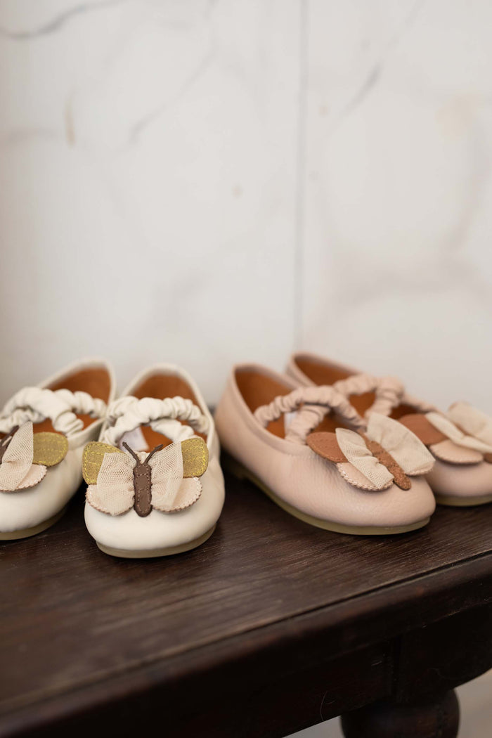 Donsje Mileni Ballerinas | Light Rose Sheep Leather