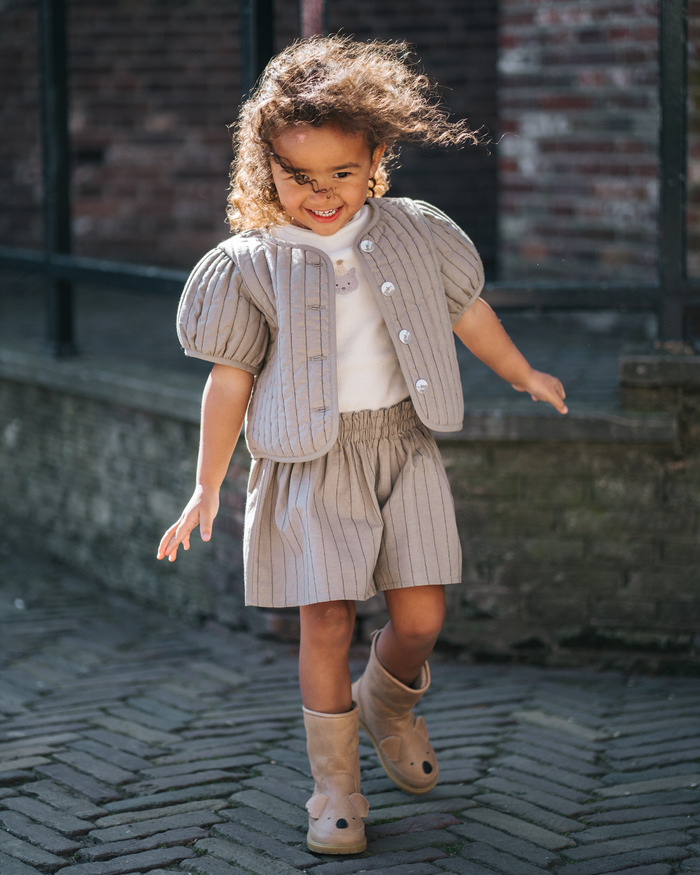 Donsje Milenna Jacket | Dusty Green – Thyme Striped