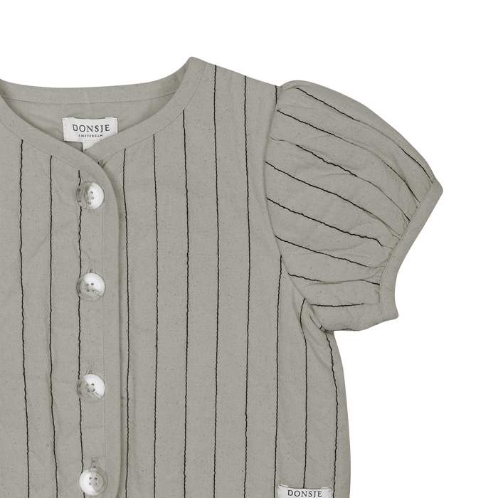 Donsje Milenna Jacket | Dusty Green – Thyme Striped