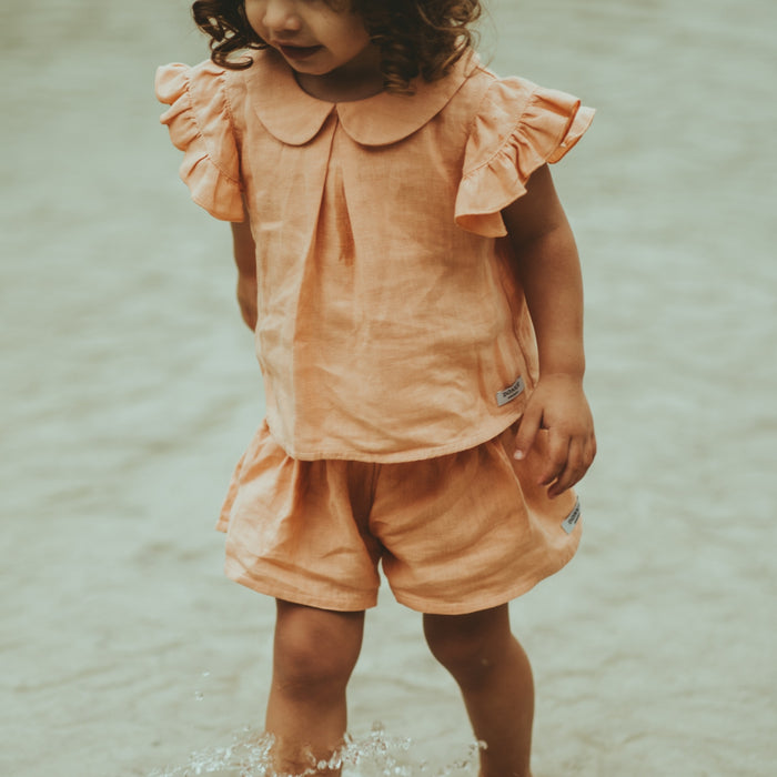 Donsje Mimi Linen Blouse | Ginger Spice