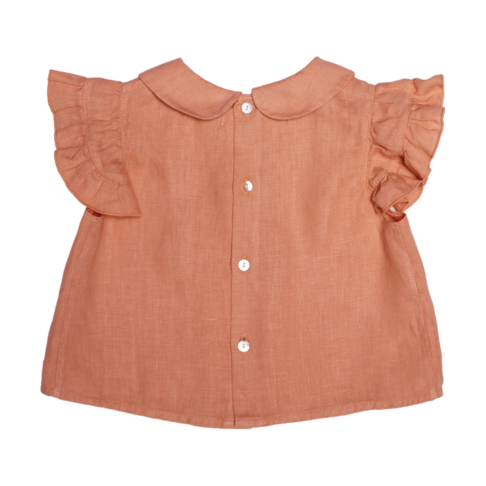 Donsje Mimi Linen Blouse | Ginger Spice