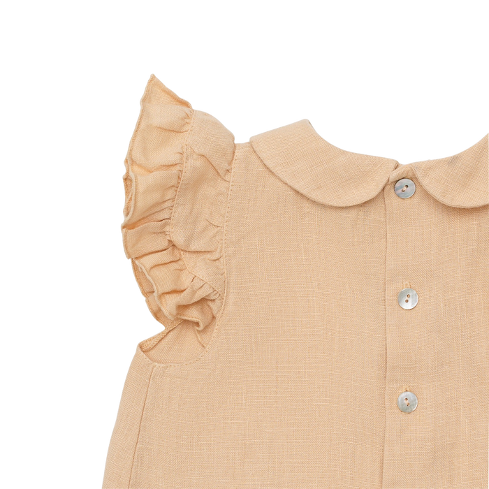 Donsje Mimi Linen Blouse | Rose Latte