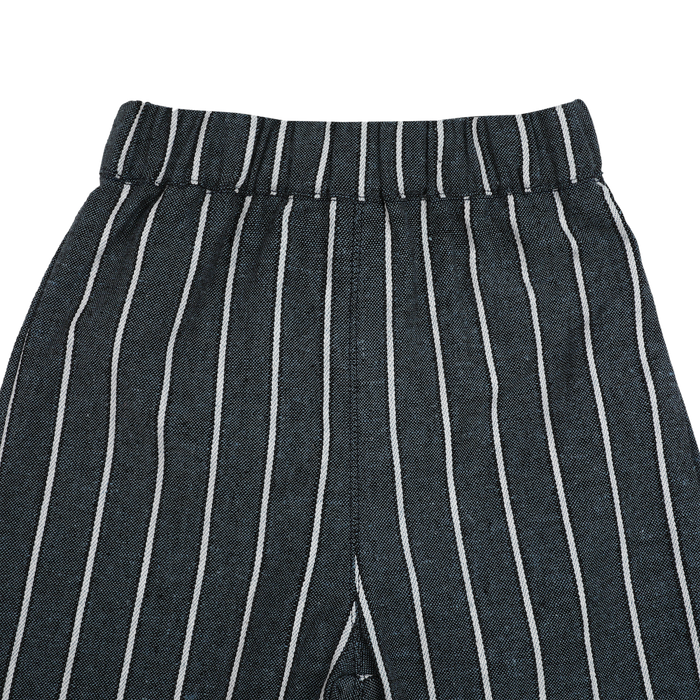 Donsje Mink Trousers | Night Blue Melange