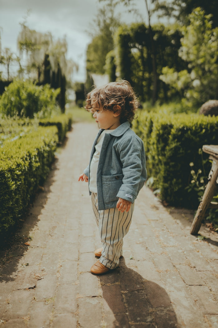 Donsje Mink Trousers | Soft Sand Melange