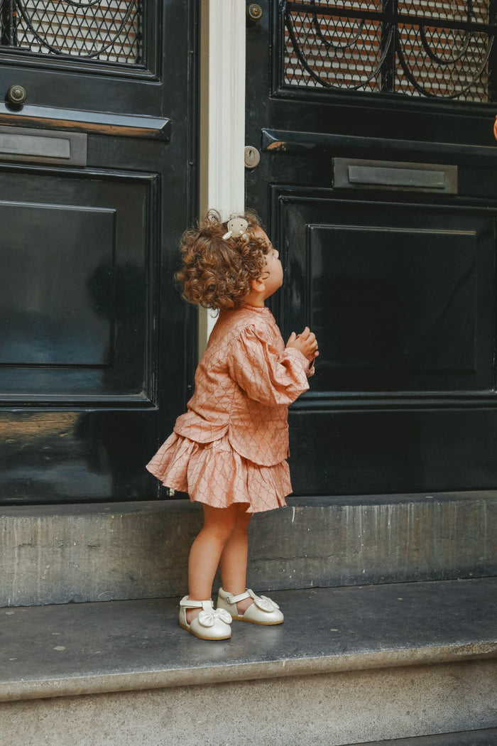 Donsje Moane Shoes | Off White Metallic Leather