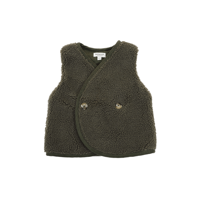 donsje Monty Gilet | Forest Green