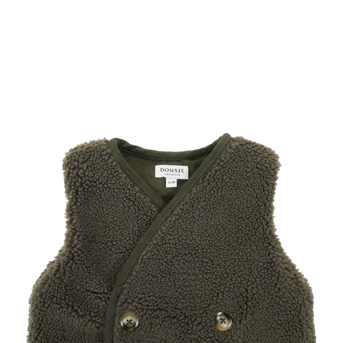Donsje Monty Gilet | Forest Green
