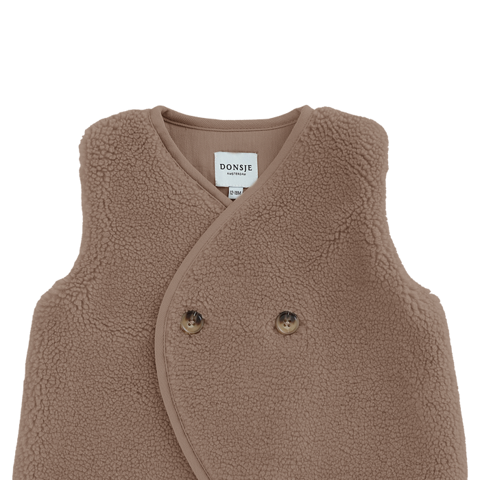 Donsje Monty Gilet | Hazelnut