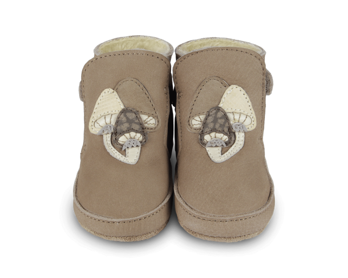 donsje Mush Booties | Fungi | Truffle Nubuck
