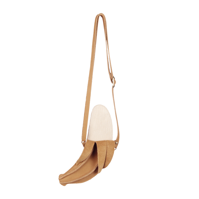 Donsje Nanoe Fruit Purse | Banana | Caramel Nubuck