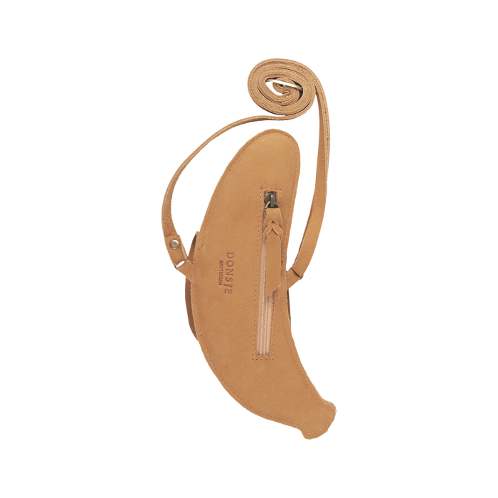 Donsje Nanoe Fruit Purse | Banana | Caramel Nubuck