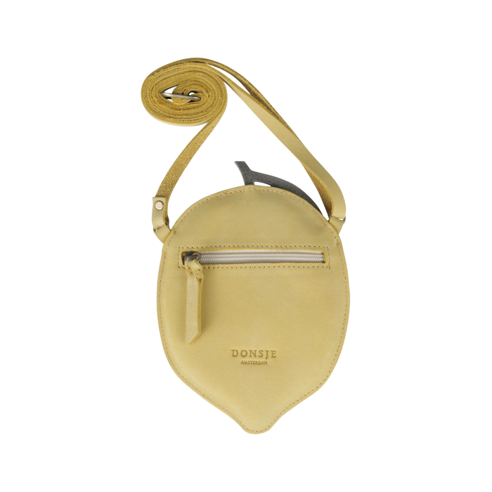 Donsje Nanoe Fruit Purse | Lemon | Yellow Nubuck