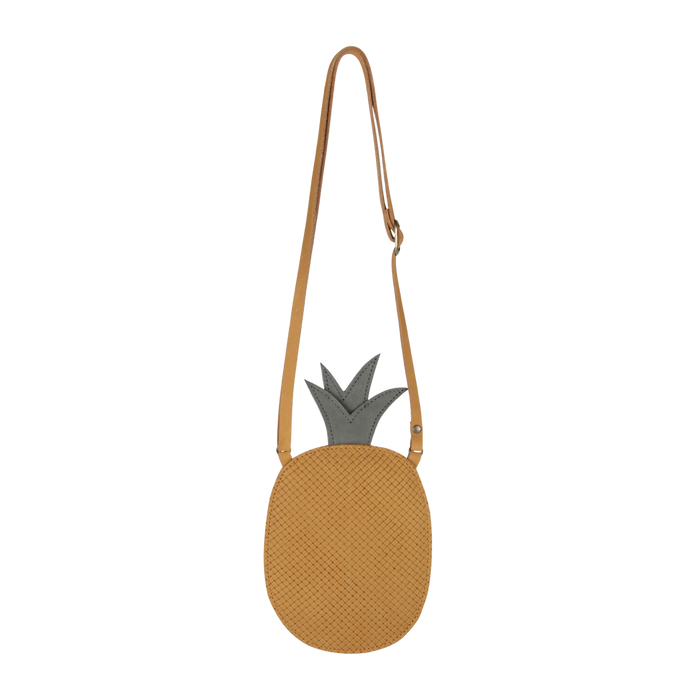Donsje Nanoe Fruit Purse | Pineapple | Caramel Nubuck