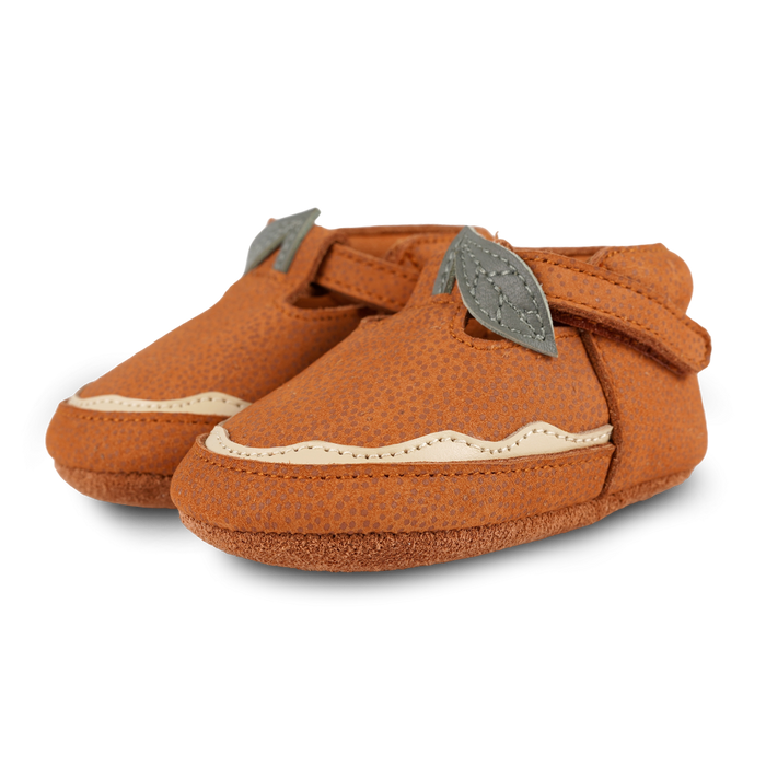 donsje Nanoe Shoes | Arancia | Maple Dotted Nubuck