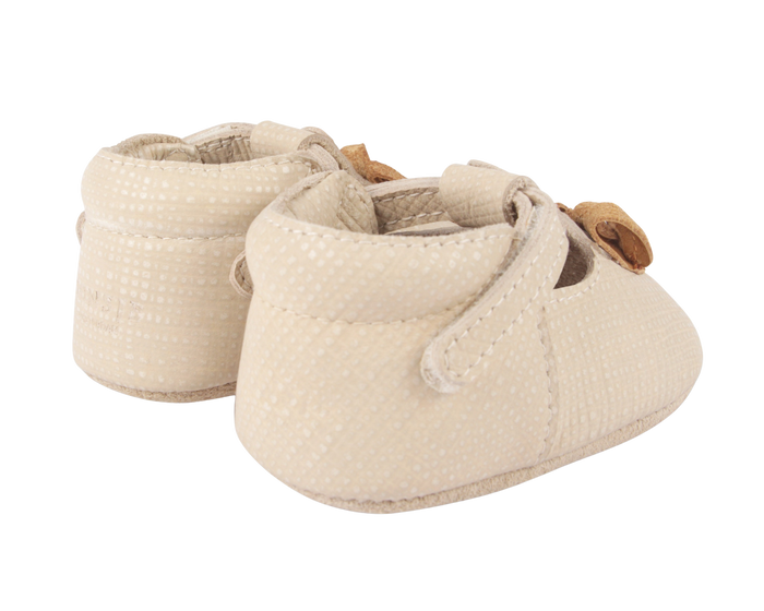 Donsje Nanoe Shoes | Banana | Cream Scored Leather