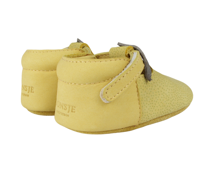 Donsje Nanoe Shoes | Lemon | Canary Dotted Nubuck
