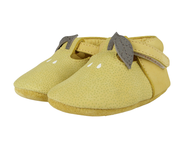 Donsje Nanoe Shoes | Lemon | Canary Dotted Nubuck