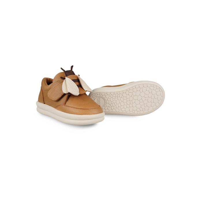 Donsje Nellu Sneakers | Bee | Camel Classic Leather