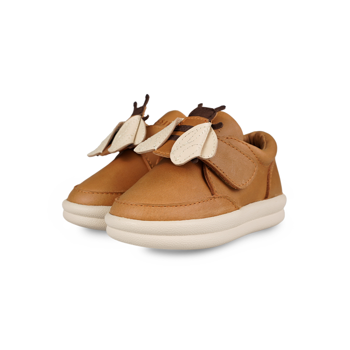 Donsje Nellu Sneakers | Bee | Camel Classic Leather