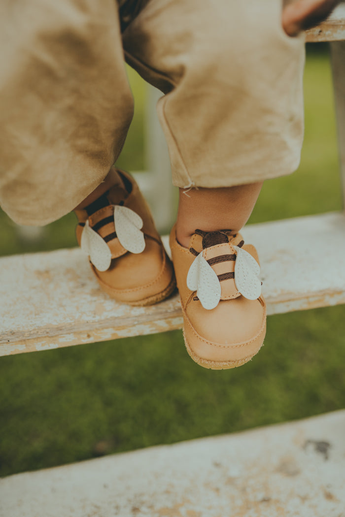 Donsje Niek Sneakers | Bee | Camel Classic Leather