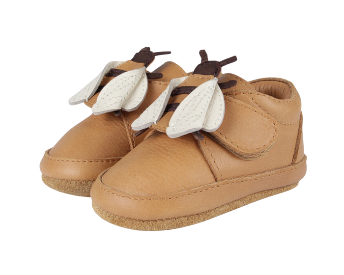 donsje Niek Sneakers | Bee | Camel Classic Leather