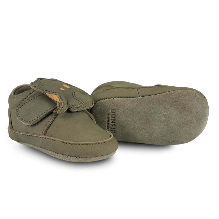 Donsje Niek Sneakers | Frog | Stone Nubuck