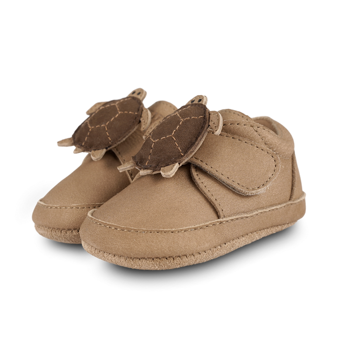 donsje Niek Sneakers | Turtle | Truffle Nubuck