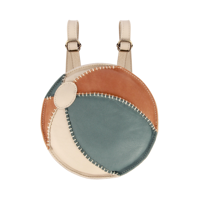 donsje Nino Backpack | Beach Ball | Cream Leather