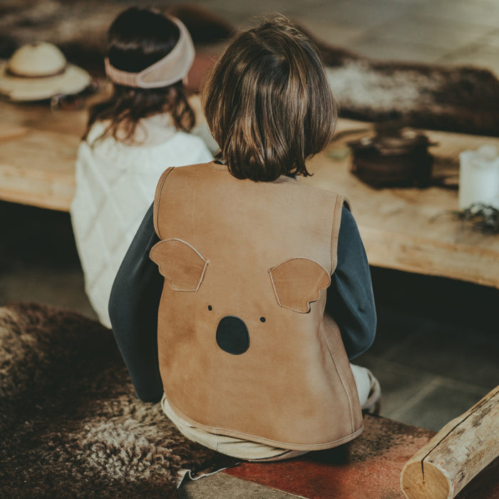 Donsje Noa Gilet | Koala | Truffle Nubuck