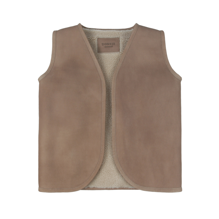 Donsje Noa Gilet | Koala | Truffle Nubuck