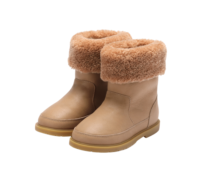 Donsje Nold Boots | Beige Leather