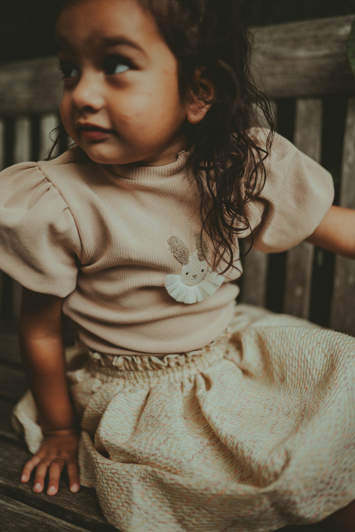 Donsje Nowien Top | Festive Rabbit | Rose Mocha