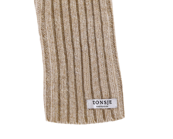 Donsje Olle Merino Wool Trousers | Beige Melange